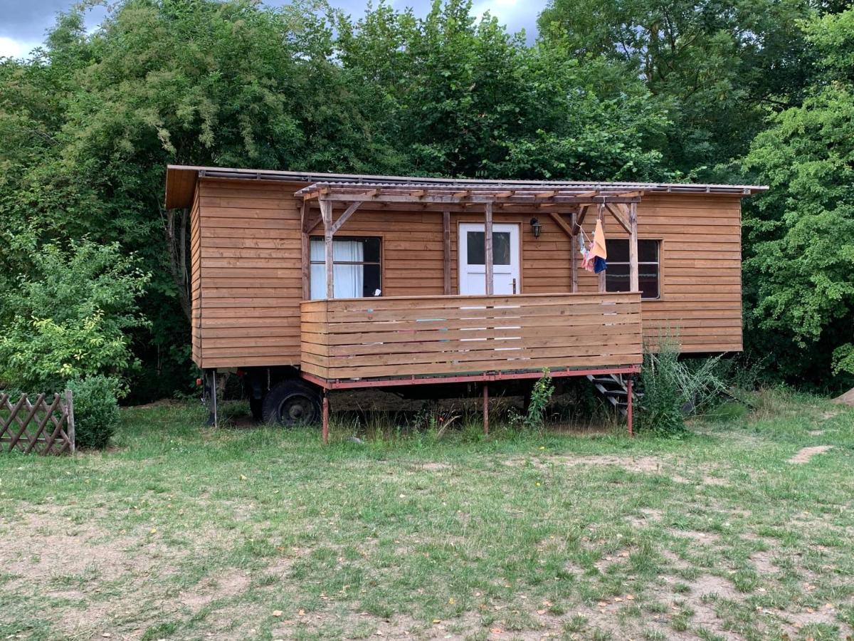 Hotel Bauwagen Mit Gemeinschaftsbad Rheinsberg Zewnętrze zdjęcie